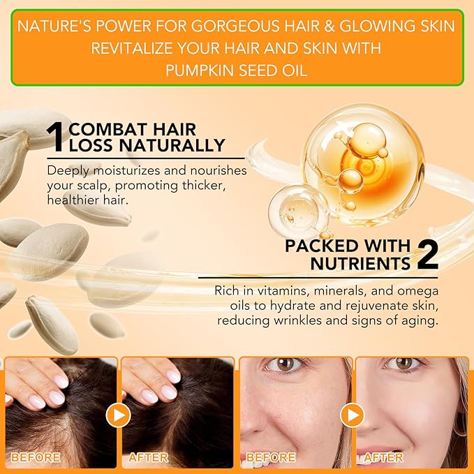 Pumpkin seed oil softgels