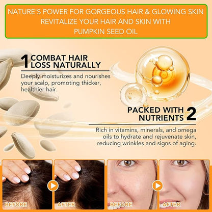 Pumpkin seed oil softgels
